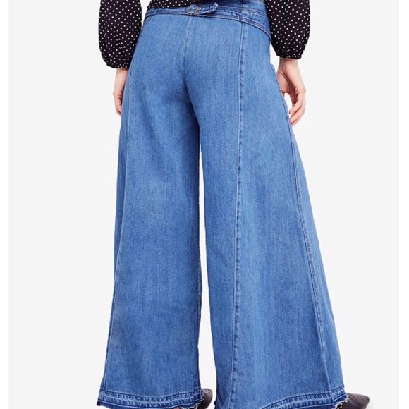 NWT FP Wide Leg Button Jean - Picture 2 of 7